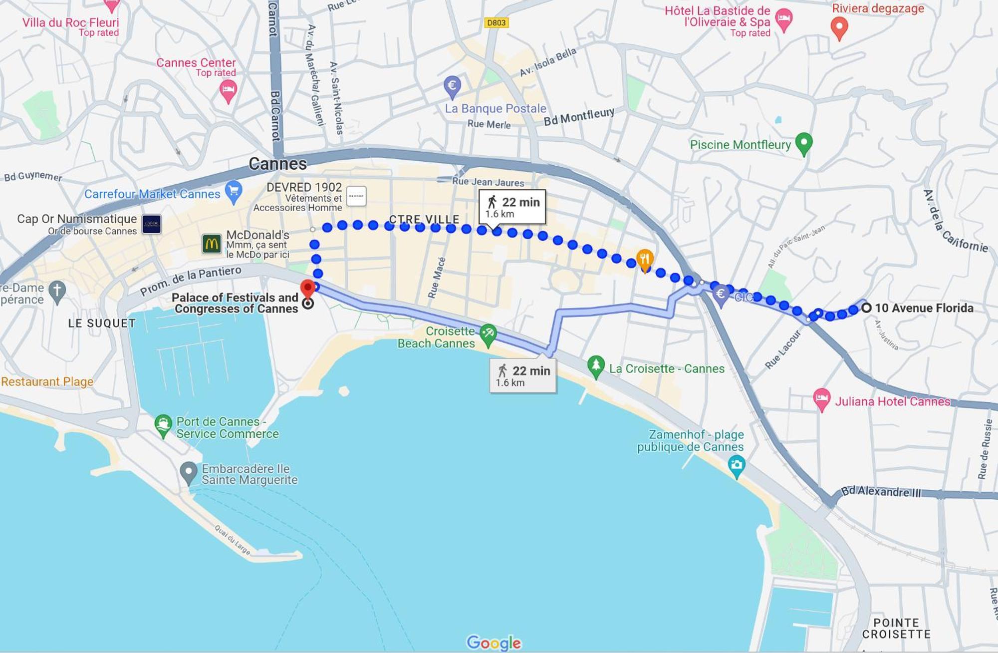 Cannes Studio Near Croisette Plage Экстерьер фото